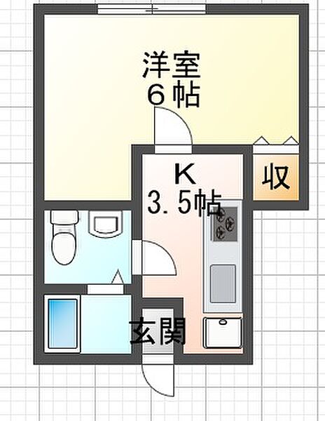 アーバンレイク 102｜兵庫県小野市王子町(賃貸アパート1K・1階・29.00㎡)の写真 その2