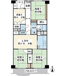 間取図画像 3LDK