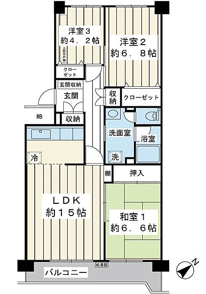 間取りを拡大表示