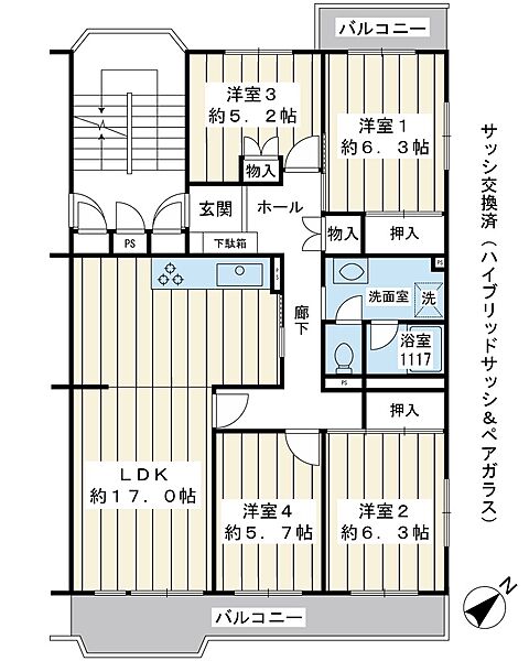間取りを拡大表示