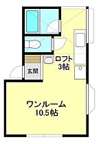 アリス桐生第2北 102 ｜ 群馬県桐生市相生町5丁目121-27（賃貸アパート1R・1階・22.77㎡） その2