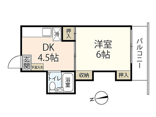 木村ビル ｜広島県広島市西区己斐本町3丁目(賃貸マンション1DK・3階・26.70㎡)の写真 その2