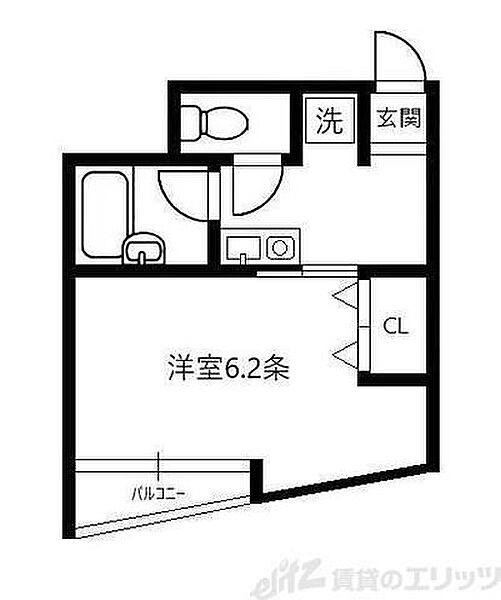 アベニュー千里 313｜大阪府吹田市竹谷町(賃貸マンション1K・3階・26.88㎡)の写真 その2