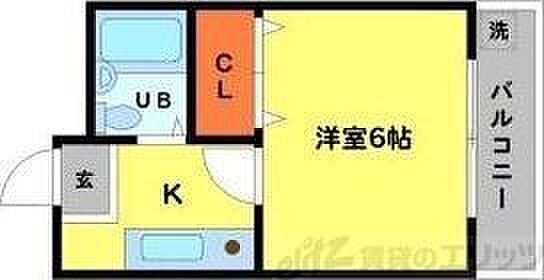 メゾンワタナベ 203｜大阪府吹田市垂水町１丁目(賃貸マンション1K・2階・22.50㎡)の写真 その2