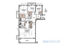 間取図画像 3LDK