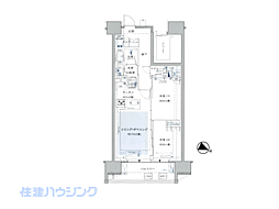 プラウド神田 2LDKの間取図画像