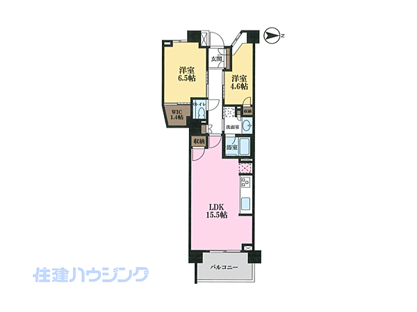 間取りを拡大表示