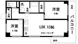 グッドライフ21 2LDKの間取図画像