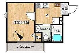 CapitalHills岩槻 101 ｜ 埼玉県さいたま市岩槻区本町２丁目1-25（賃貸アパート1K・1階・21.50㎡） その2