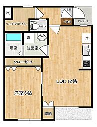 サザンクロス11 1SLDKの間取図画像