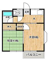 埼玉県越谷市大字大林（賃貸アパート2K・2階・29.80㎡） その2