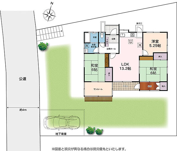 間取りを拡大表示