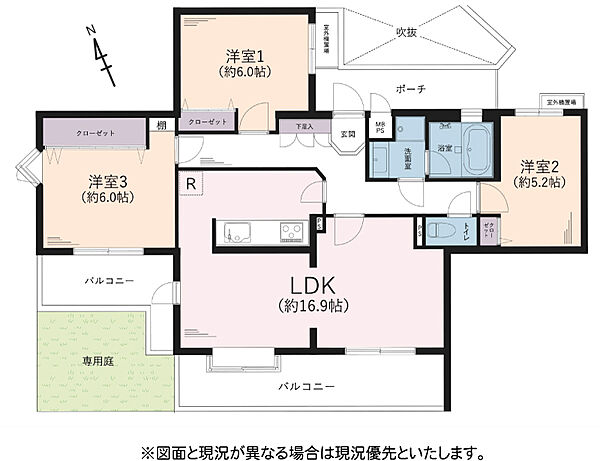 間取りを拡大表示