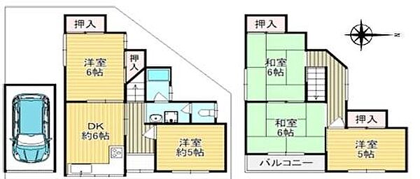 間取りを拡大表示
