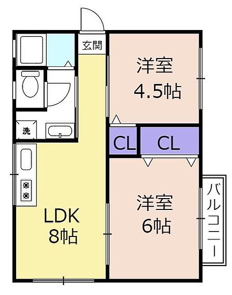 サンプラザ1 ｜大阪府大東市灰塚５丁目(賃貸アパート2LDK・2階・41.31㎡)の写真 その2