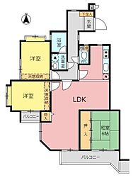 間取図画像 3LDK