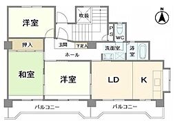 間取図画像 3LDK