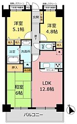 間取図画像 3LDK