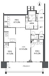 間取図画像 3LDK
