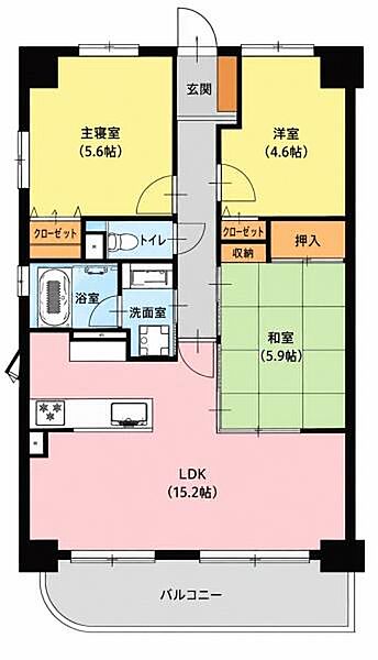 間取りを拡大表示