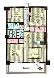 間取図画像 3LDK