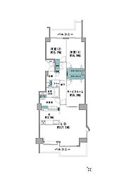 間取図画像 2SLDK