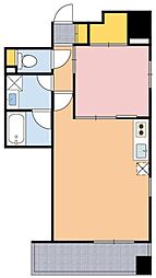 仮)MK馬車道 1LDKの間取図画像