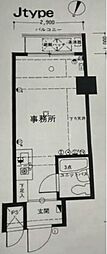 ライオンズマンション生麦 ワンルームの間取図画像