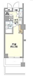 朝日プラザ妙蓮寺 1Kの間取図画像