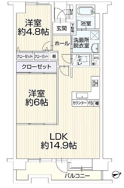 間取りを拡大表示