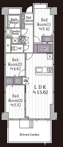 間取りを拡大表示