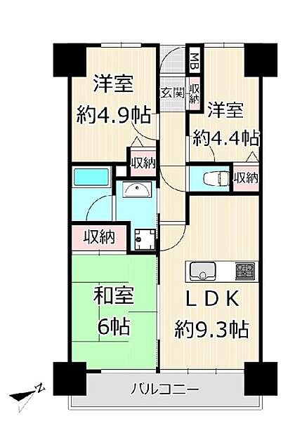 間取りを拡大表示
