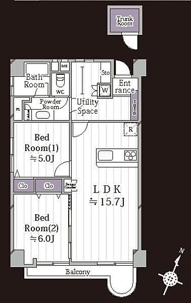 間取りを拡大表示