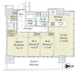 間取図画像 3LDK