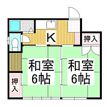 ハイツ坂口  ｜ 長野県千曲市大字中（賃貸アパート2K・1階・29.00㎡） その2