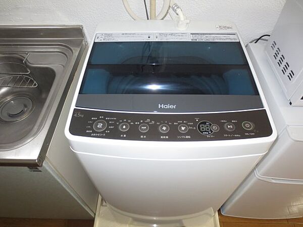 画像9:全自動洗濯機付です