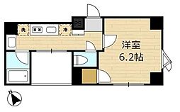 Hiro'sセンター北ビル 1Kの間取図画像