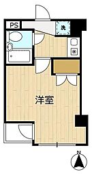 ロード・アトランタ・ビル 1Kの間取図画像