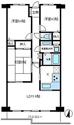間取図画像 3LDK