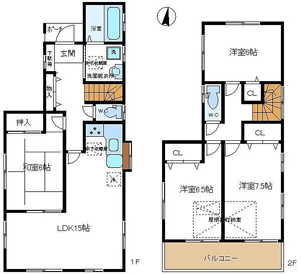 間取りを拡大表示