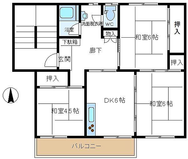 間取りを拡大表示