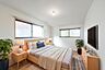 洋室：「Bed Room」落ち着いた色合い、シンプルなデザイン。寝室として大事なお部屋です。（本画像はCGにて家具を配置しております。実際にはおかれておりません。）
