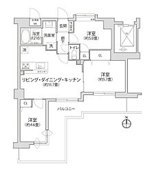 間取図画像 3LDK
