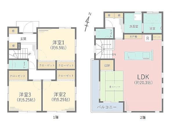 間取りを拡大表示