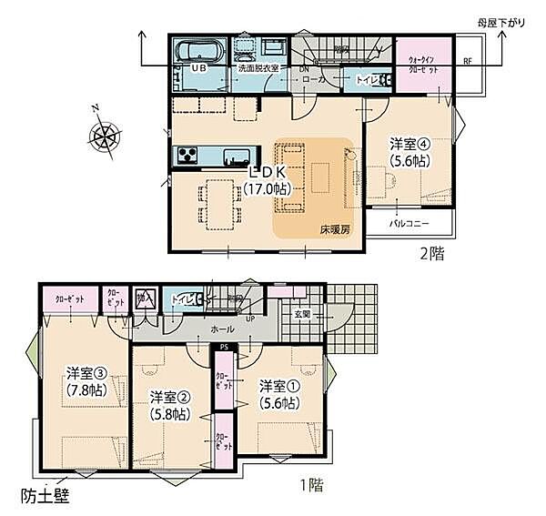 間取りを拡大表示