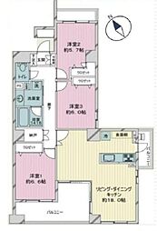 間取図画像 3LDK