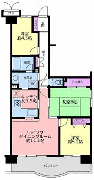 間取りを拡大表示