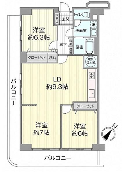 間取りを拡大表示