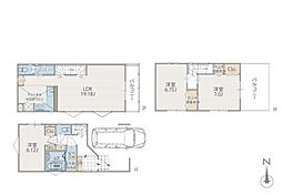 14号棟茅ヶ崎市新築戸建 海まで徒10分 LDK19帖