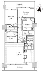 間取図画像 2SLDK